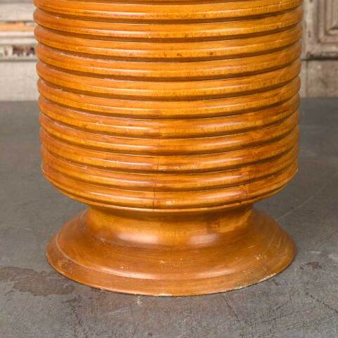 #54184 Two Piece Turned Wood Vase image 4