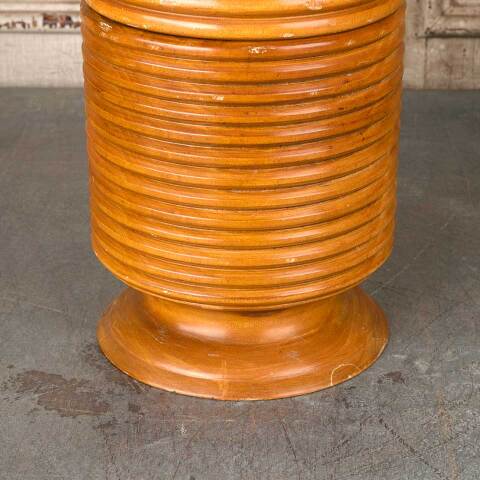 #54184 Two Piece Turned Wood Vase image 3