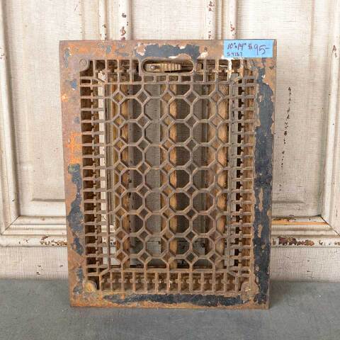 #54187 10x14 Cast Iron Heat Grate Floor Vent Cover image 2