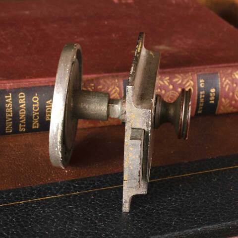 #54188 Vintage Bathroom Stall Door Lock Hardware image 5