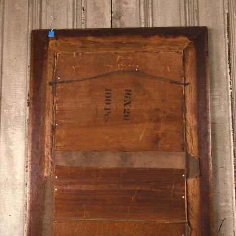 #54253 29x51 Antique Ornate Framed Beveled Mirror image 8