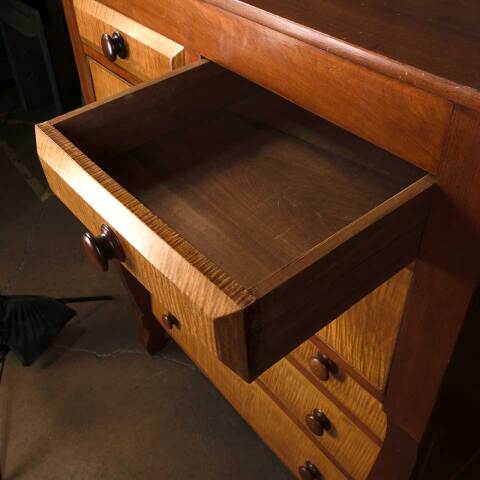 #54254 Antique Curly Maple Dresser image 6
