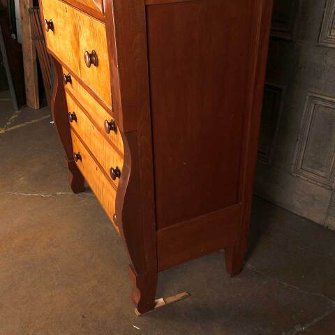 #54254 Antique Curly Maple Dresser image 7