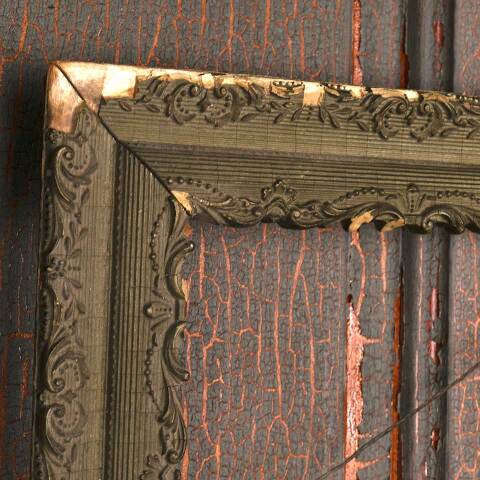#54264 19x23 Antique Wood & Gesso Picture Frame image 7