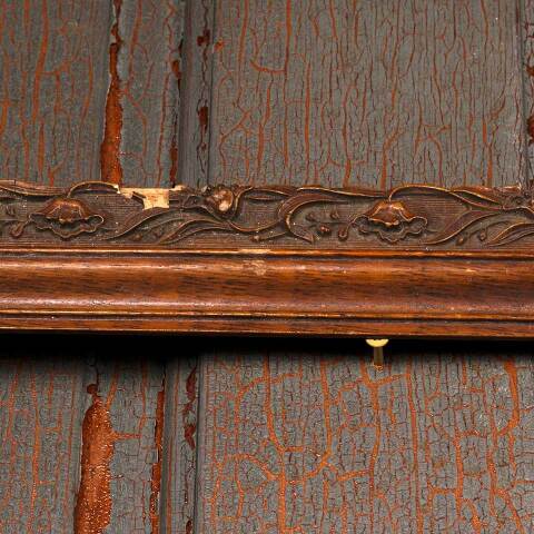 #54265 21x26 Antique Wood & Gesso Picture Frame image 6