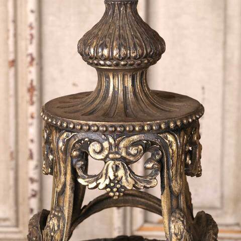 #54286 9x12 Ornate Antique Metal Chandelier Frame image 7