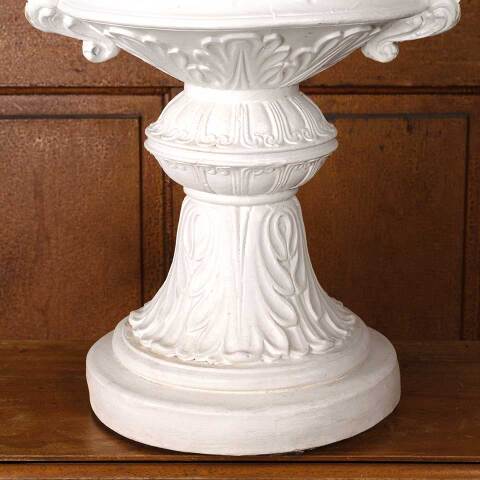 #54302 19" Ornate Cast Resin Garden Birdbath image 3