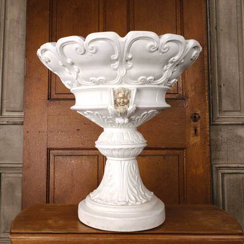 #54302 19" Ornate Cast Resin Garden Birdbath image 2