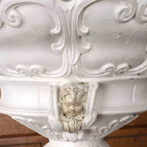 #54302 19" Ornate Cast Resin Garden Birdbath image 6