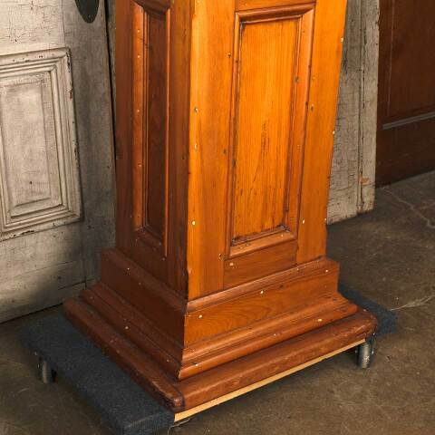 #54303 43" Antique Pine Wood Podium Lectern Stand image 3