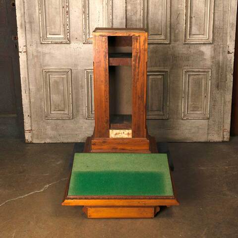 #54303 43" Antique Pine Wood Podium Lectern Stand image 8