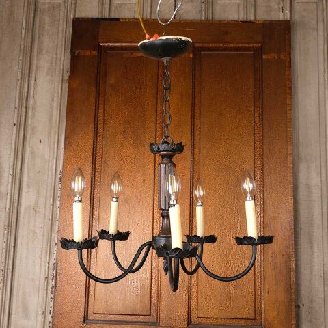 21" Modern 5 Bulb Chandelier Light Fixture