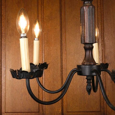 #54304 21" Modern 5 Bulb Chandelier Light Fixture image 6