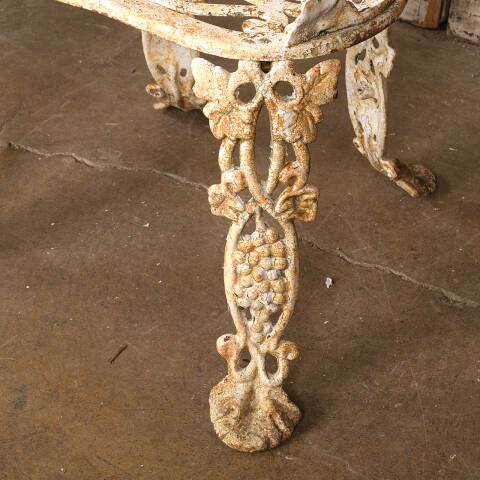 #54308 Antique Cast Iron Grapevine Garden Chair image 2