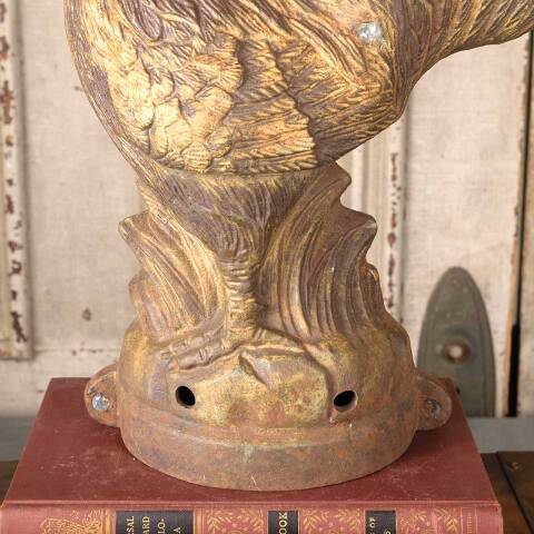#54328 6x14 Cast Iron Rooster Finial image 5