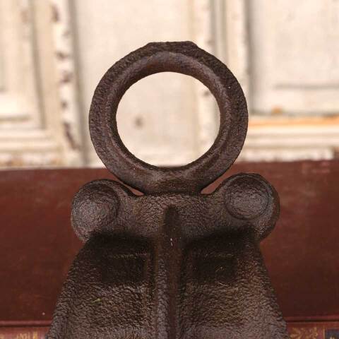 #54335 Salvaged Antique Wood & Metal Barn Pulley image 3