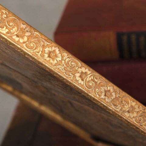 #54388 Antique Hammered Metal Stag Wall Hanging image 8
