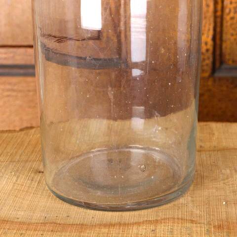 #54400 4x8 Antique Glass Apothecary Jar & Lid image 5
