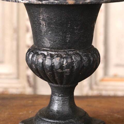 #54409 5" Miniature Cast Iron Garden Urn Planter image 4