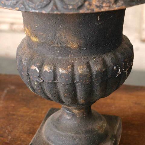 #54410 Small 6" Cast Iron Garden Planter Urn image 6