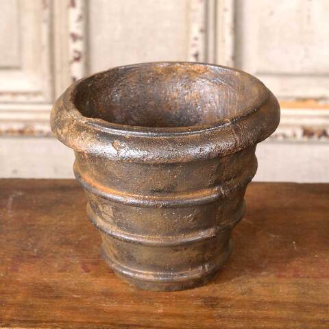 #54413 Small 4" Cast Iron Planter Pot image 5