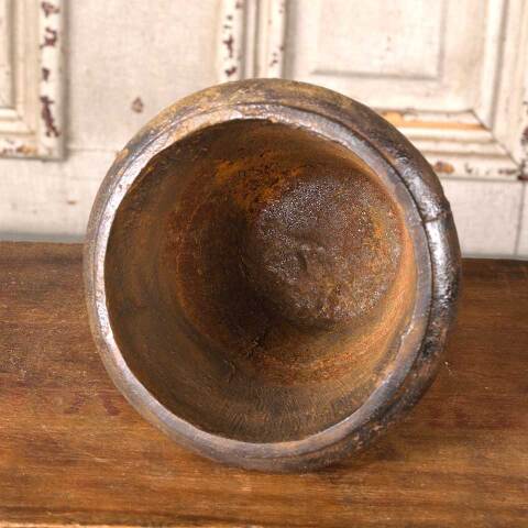 #54413 Small 4" Cast Iron Planter Pot image 6