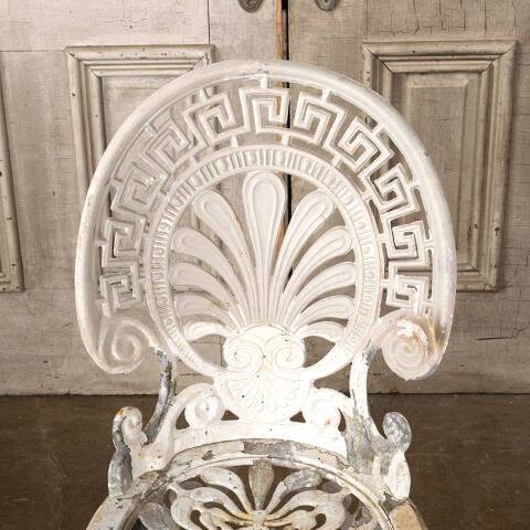 #54422 Vintage Cast Aluminum Garden Patio Chair image 3