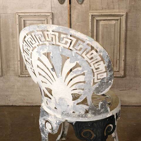 #54423 Vintage Cast Aluminum Garden Patio Chair image 6