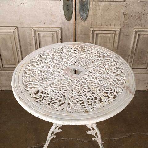 #54424 27" Ornate Cast Aluminum Garden Patio Table image 3