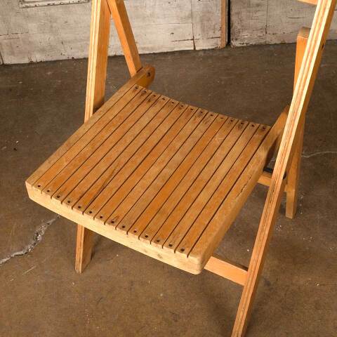 #54501 Vintage Wood Folding Chair image 3