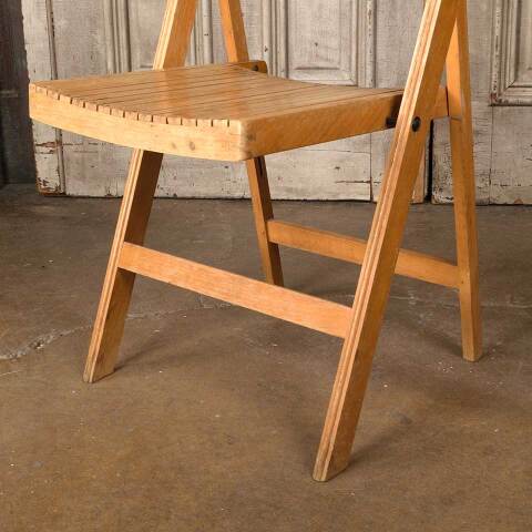 #54501 Vintage Wood Folding Chair image 4