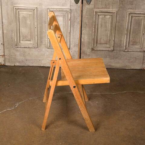 #54501 Vintage Wood Folding Chair image 5