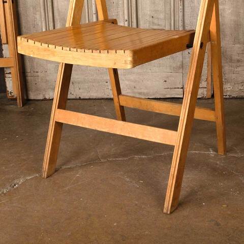 #54502 Vintage Wood Folding Chair image 3