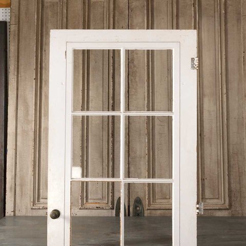 #54520 32x80 Salvaged Antique Wood Storm Door image 2