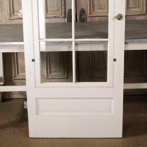 #54520 32x80 Salvaged Antique Wood Storm Door image 8