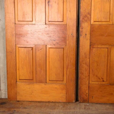 #54527 55x60 Antique 4 Panel Wood Cabinet Doors image 8