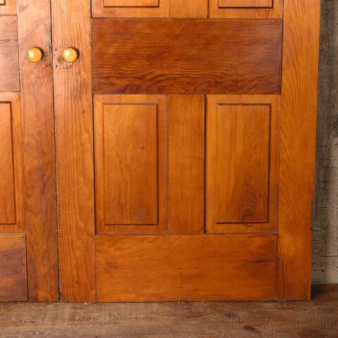 #54527 55x60 Antique 4 Panel Wood Cabinet Doors image 2