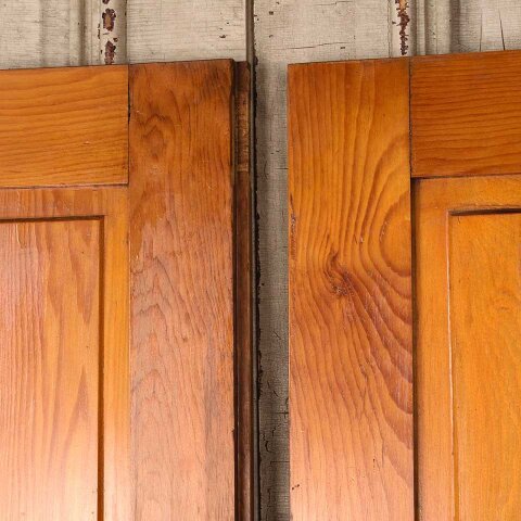 #54527 55x60 Antique 4 Panel Wood Cabinet Doors image 6