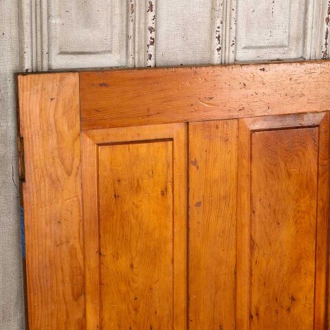 #54528 56x35 Antique 2 Panel Wood Cabinet Doors image 6