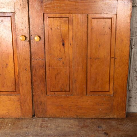 #54528 56x35 Antique 2 Panel Wood Cabinet Doors image 5