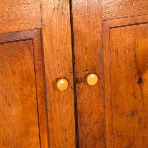 #54528 56x35 Antique 2 Panel Wood Cabinet Doors image 7