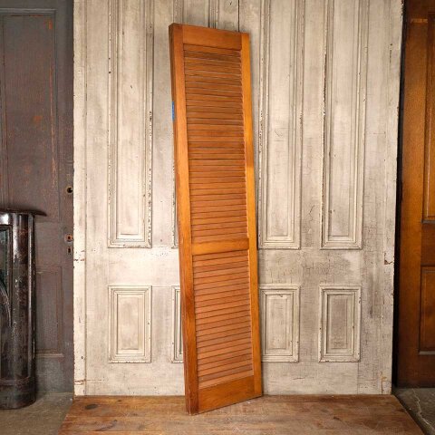 #54529 36x80 Vintage Wood Louvered Bifold Doors image 5