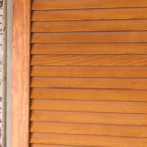 #54529 36x80 Vintage Wood Louvered Bifold Doors image 4