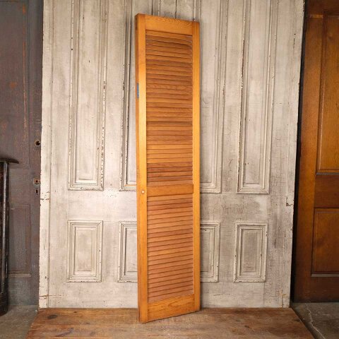 #54530 36x80 Vintage Wood Louvered Bifold Doors image 5