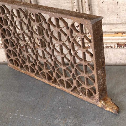 #54538 19x9 Antique Cast Iron Foundation Vent Grate image 5