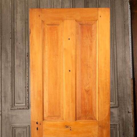 #54547 30x77 Antique 4 Panel Wood Interior Door image 5