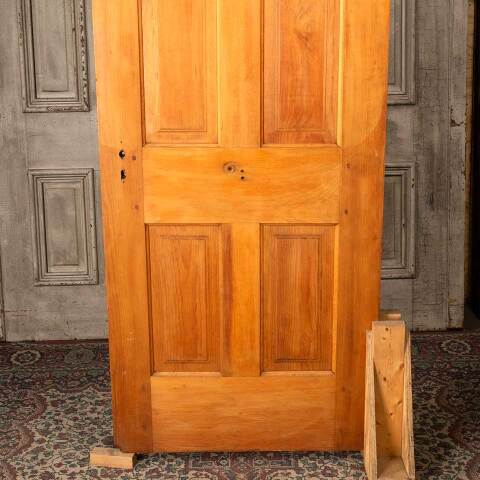 #54547 30x77 Antique 4 Panel Wood Interior Door image 6