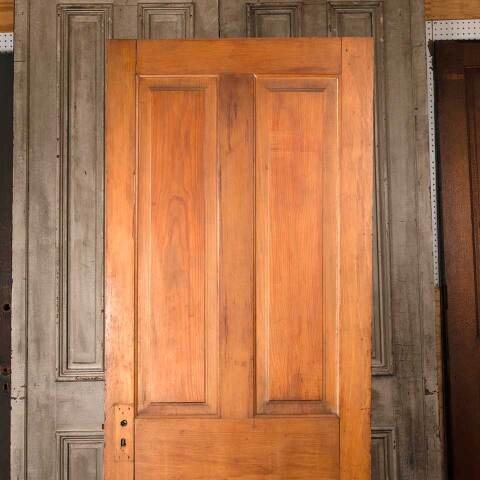 #54552 33x81 Antique 4 Panel Wood Interior Door image 5
