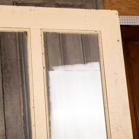 #54554 36x83 Antique 2 Lite Wood Entry Door image 8