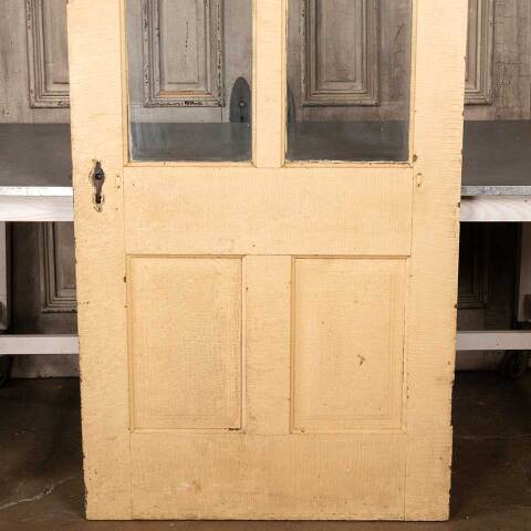 #54554 36x83 Antique 2 Lite Wood Entry Door image 3